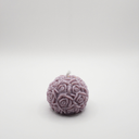Round Flower - Purple candle