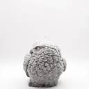 Owl - L  - Candle GRAY