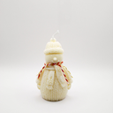 Snow Man Candle WHT