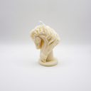 Horse  - Candle WHT