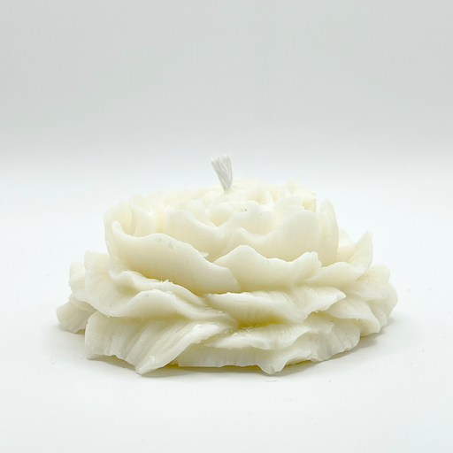 [Cinnamonflower-white-31] Cinnamon flower  - Candle WHT