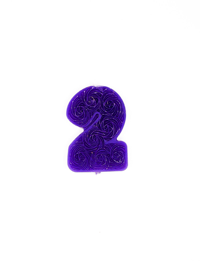 [Qzal-Two-Purple/Candle] Qzal - Num 2 - Candle / Purple