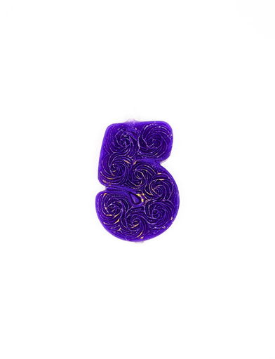 [Qzal-Five-Purple/Candle] Qzal - Num 5 - Candle / Purple
