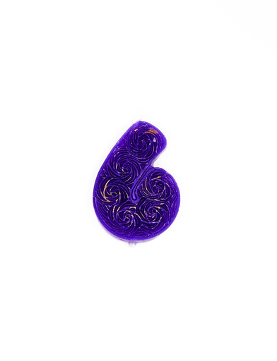 [Qzal-Six-Purple/Candle] Qzal - Num 6 - Candle / Purple