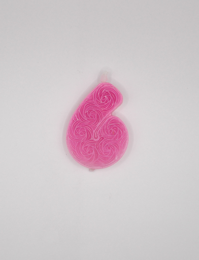 [Qzal-Six-BABYPink/Candle] Qzal - Num 6 - Candle / Pink
