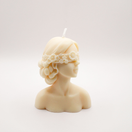 [Lady-white-13] Lady  - Candle WHT