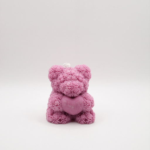 [Bear-Purple-18] Bear  - Candle PUR