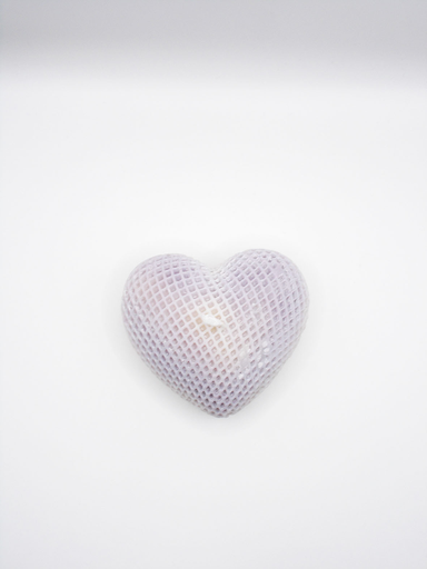 [Heart-purple-21] Heart  - Candle PUR