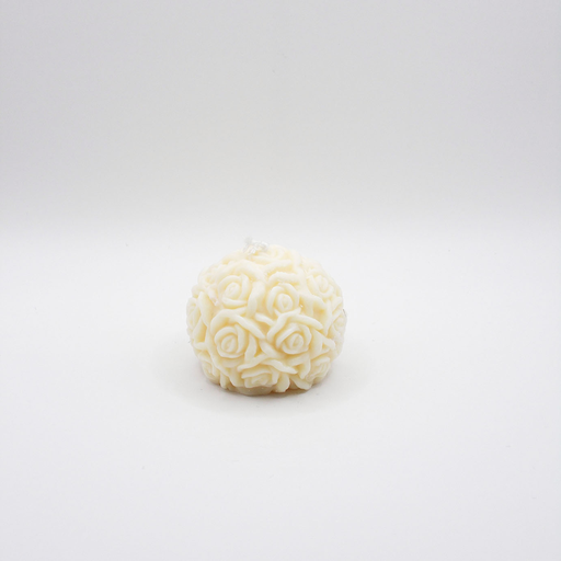 [Flower-white-23] Flower White candle